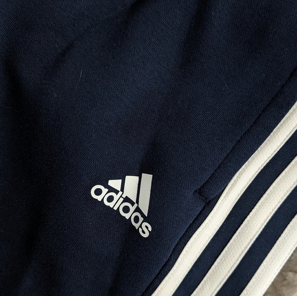 NWT Mens Adidas sweatpants Navy Medium - Picture 4 of 6